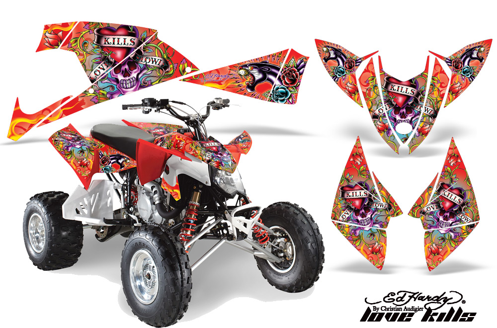 Polaris Outlaw 500 2009 Graphics Kit EH LK R